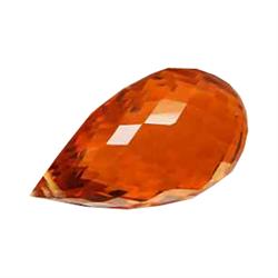 15.17ct Nice Briolette Orange Citrine (GEM-14974)