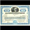 Image 1 : 1950s Gulf States Utilities Stock Certificate RARE Angel Style (COI-3330)