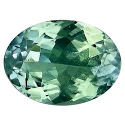0.77ct Top Luster Unheated Green Tanzanite VVS Appraisal Estimate $1163 (GEM-16755) (GEM-16755)