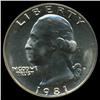 1981D Washington Quarter GEM+ Unc (COI-3866)