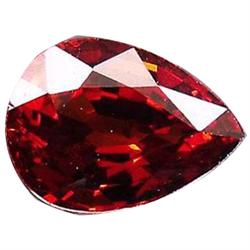 1.26ct Unheated Top Orange Spessartite Garnet Pear (GEM-18078)
