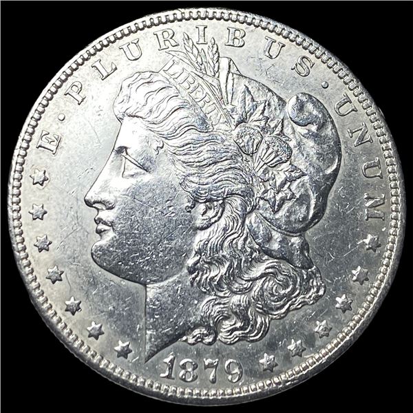 1879-S Rev 78 Silver Morgan Dollar CHOICE AU