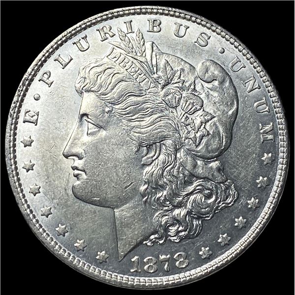 1878 Silver Morgan Dollar CLOSELY  UNCIRCULATED