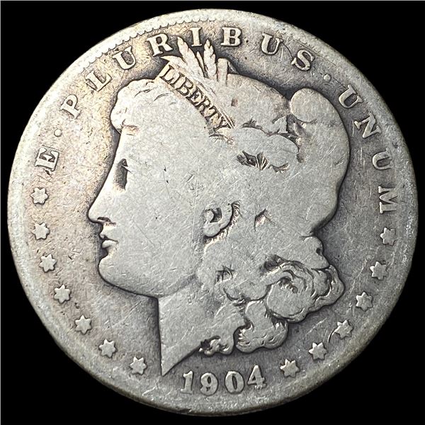 1904-S Silver Morgan Dollar NICELY CIRCULATED