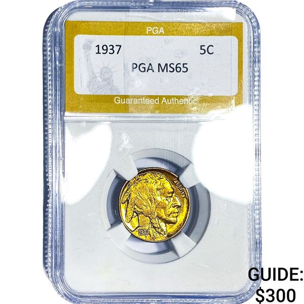 1937 Buffalo Nickel PGA MS65