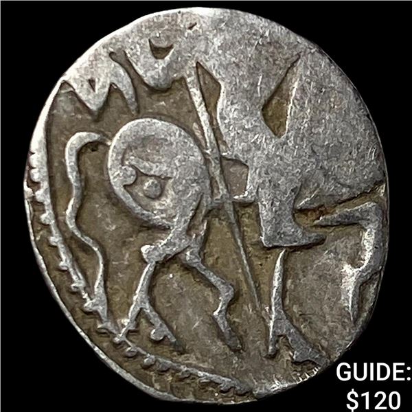 India Rajput Silver Jital 700-1000 AD NEARLY UNCIRCULATED