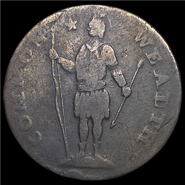 1788 Massachusetts Copper Cent LIGHTLY CIRCULATED