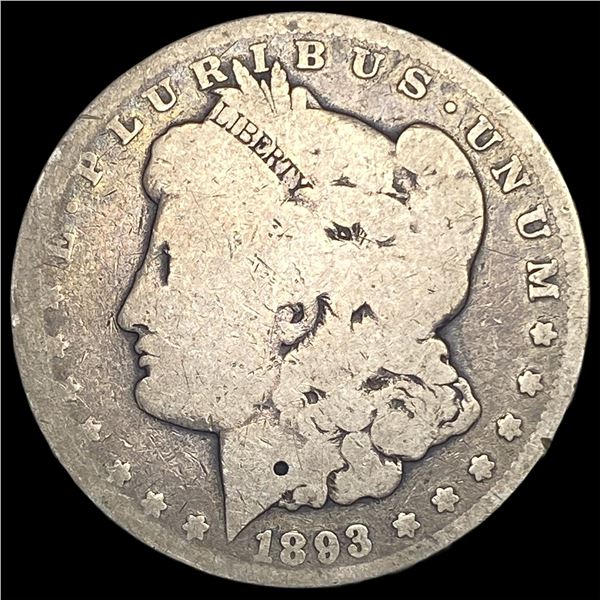1893-CC Silver Morgan Dollar NICELY CIRCULATED