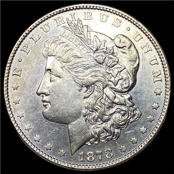 1878 Silver Morgan Dollar CLOSELY UNCIRCULATED