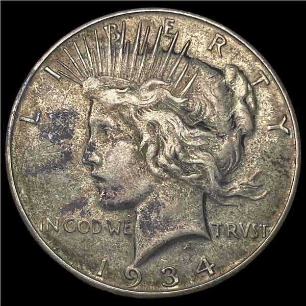 1934 Silver Peace Dollar LIGHTLY CIRCULATED