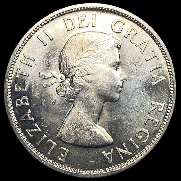 1958 Canada Silver Dollar British Columbia UNCIRCULATED