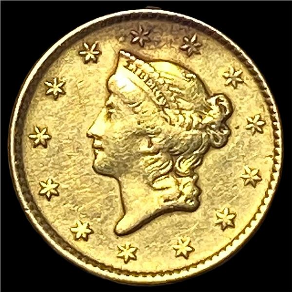 1853 Gold $1 Liberty Head Type 1 HIGH GRADE