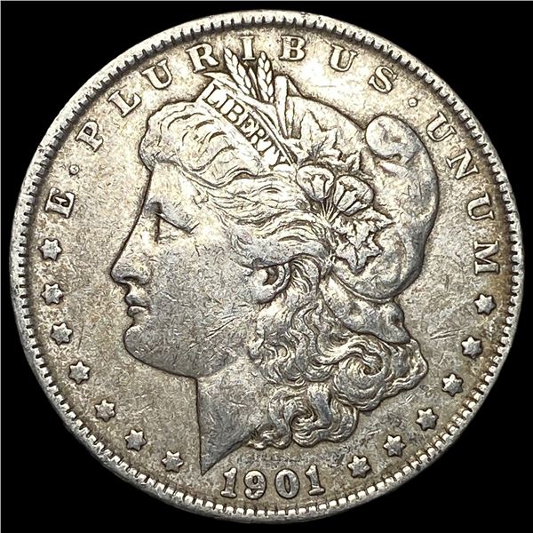1901 Silver Morgan Dollar NEARLY UNCIRCULATED
