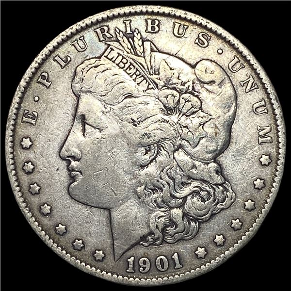 1901 Silver Morgan Dollar NEARLY UNCIRCULATED