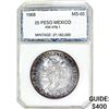 Image 1 : 1968 25 Peso Mexico PCI MS65