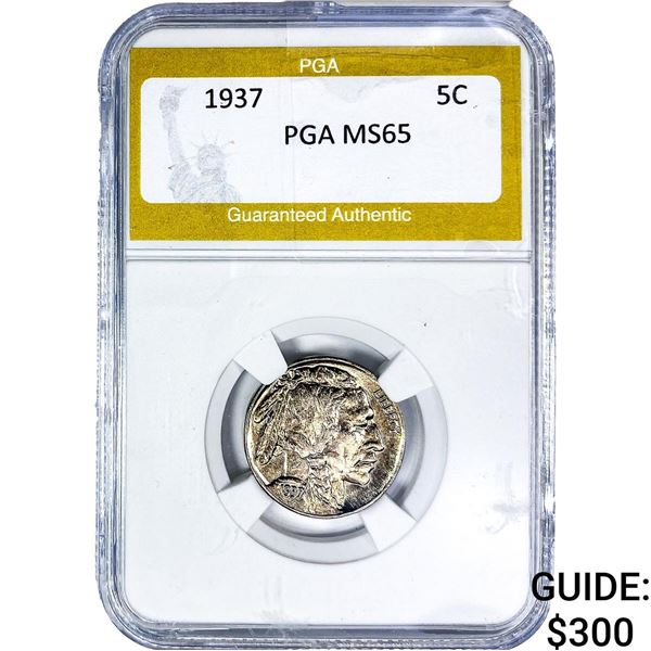 1937 Buffalo Nickel PGA MS65