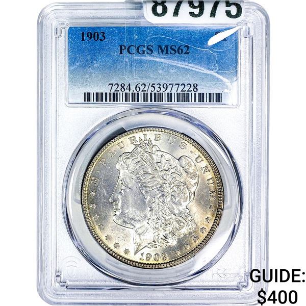 1903 Morgan Silver Dollar PCGS MS62