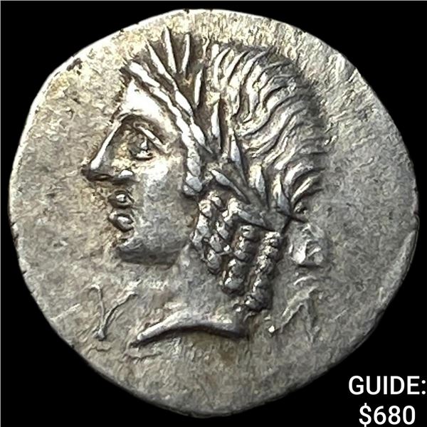 Greek Lycian Leauge 27-20 BC Silver Hemidrachm