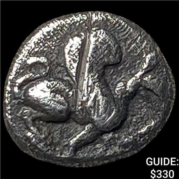 Greek Ionia Teos 500-450 BC Silver  Trihemiobol