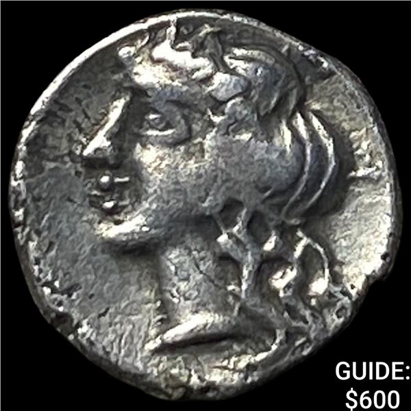 Greek Akarnania Anaktorion Silver Hemidrachm