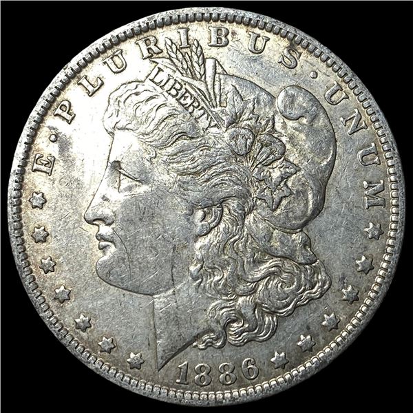 1886-O Silver Morgan Dollar NEARLY UNCIRCULATED