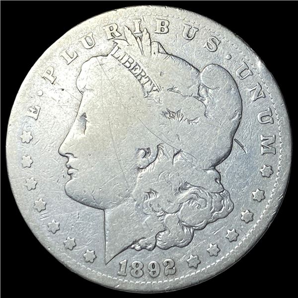 1892-CC Silver Morgan Dollar LIGHTLY CIRCULATED