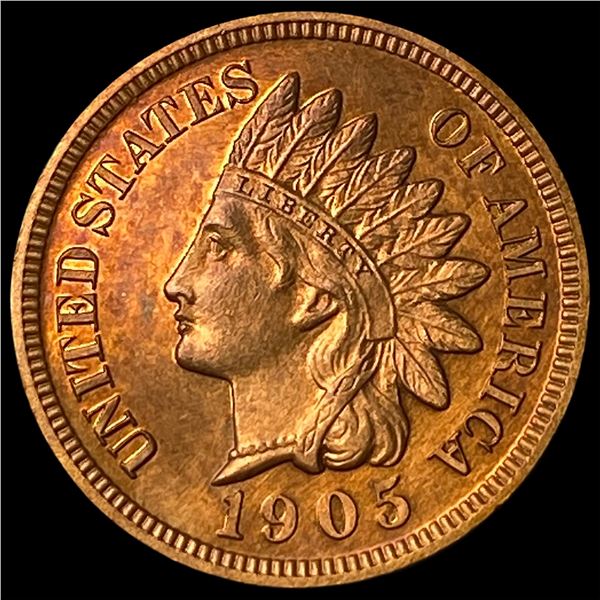 1905 Indian Head Cent ABOUT UNCIRCULATED