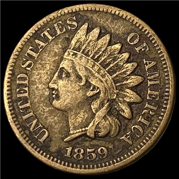 1859 Indian Head Cent LIGHTLY CIRCULATED