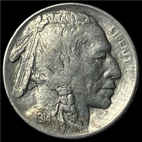 1914-S Buffalo Nickel CLOSELY UNCIRCULATED