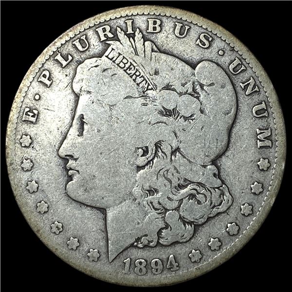 1894-S Silver Morgan Dollar NEARLY UNCIRCULATED