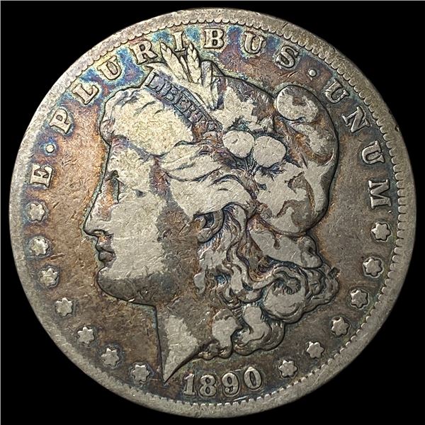 1890-CC Silver Morgan Dollar LIGHTLY CIRCULATED