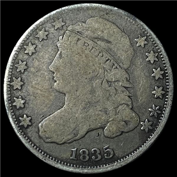 1835 Capped Bust Silver Dime NICELY CIRCULATED
