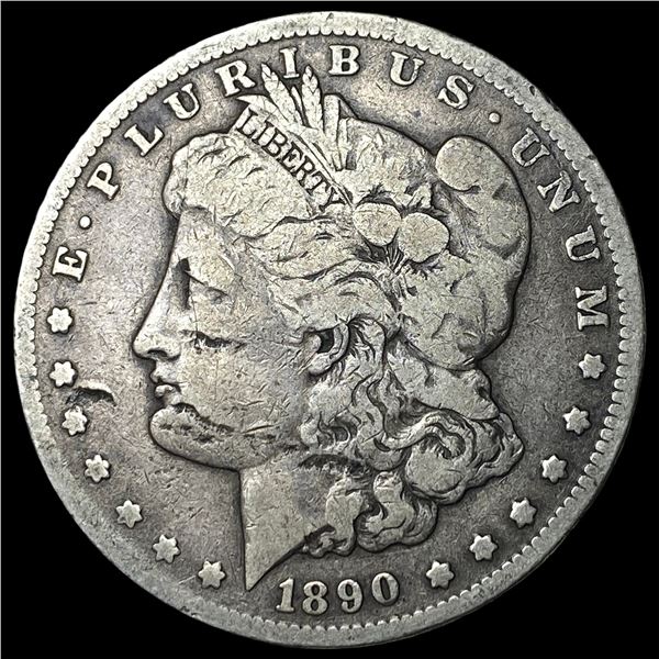1890-CC Silver Morgan Dollar LIGHTLY CIRCULATED