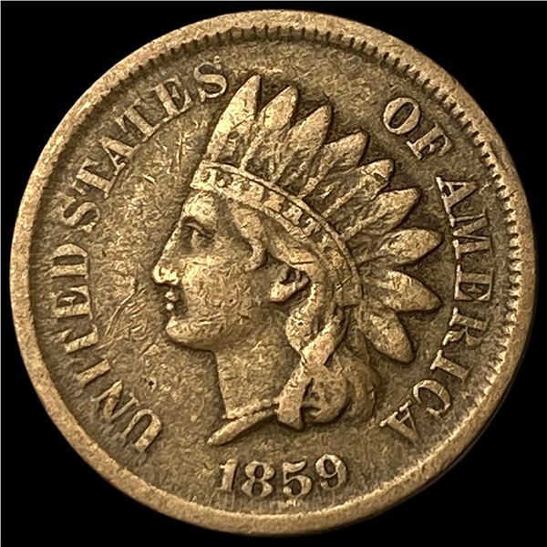 1859 Indian Head Cent NEARLY UNCIRCULATED