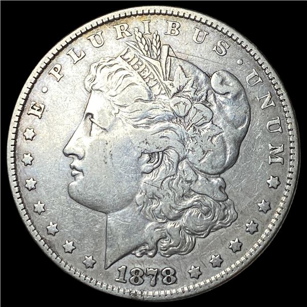 1878 8TF Silver Morgan Dollar NEARLY UNCIRCULATED