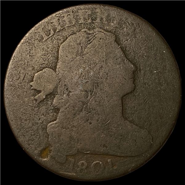 1801 Draped Bust Large Cent NICELY CIRCULATED