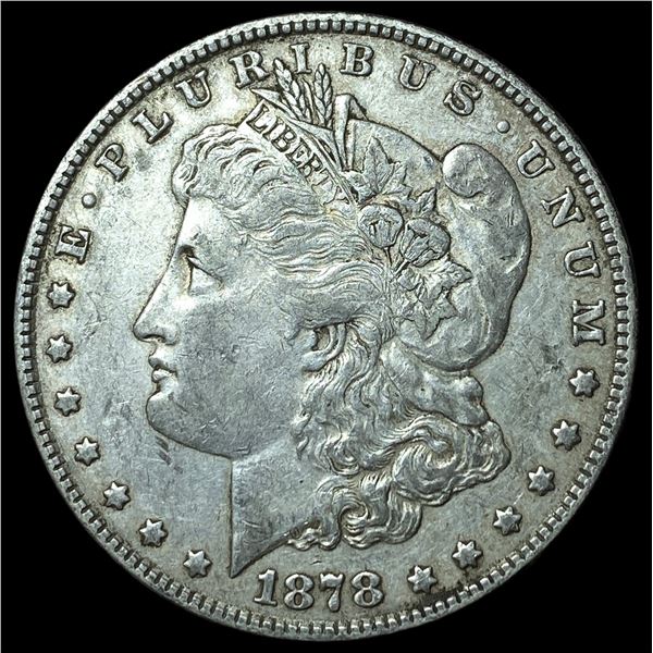 1878 Silver Morgan Dollar CLOSELY UNCIRCULATED
