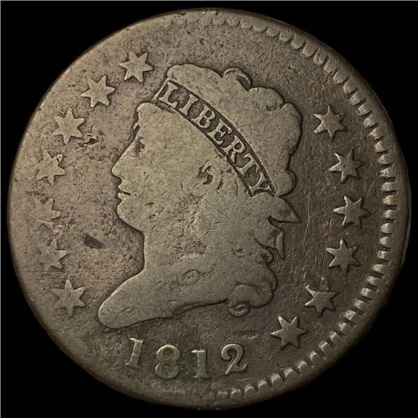 1812 Classic Head Large Cent LIGHTLY CIRCULATED