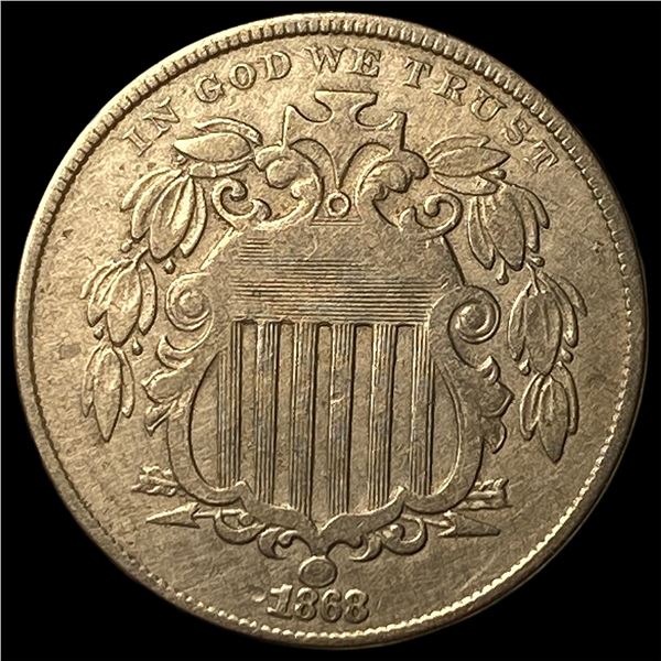 1868 Shield Nickel CLOSELY UNCIRCULATED