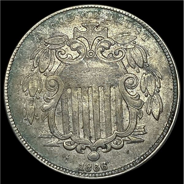 1866 Shield Nickel HIGH GRADE