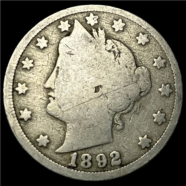 1892 Liberty Head Nickel NICELY CIRCULATED