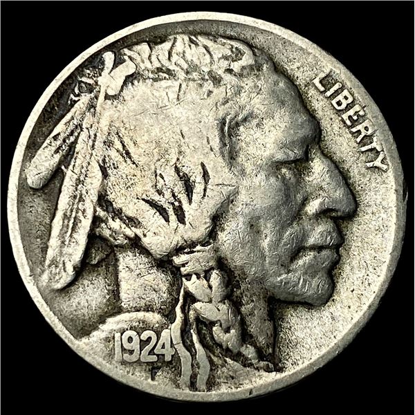 1924-D Buffalo Nickel LIGHTLY CIRCULATED