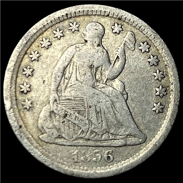 1856 Seated Liberty Half Dime NICELY  CIRCULATED