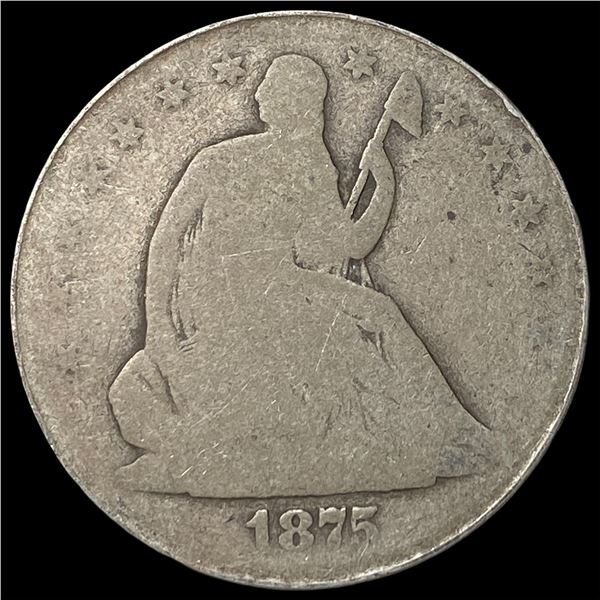 1875-S Seated Liberty Half Dollar NICELY CIRCULATED