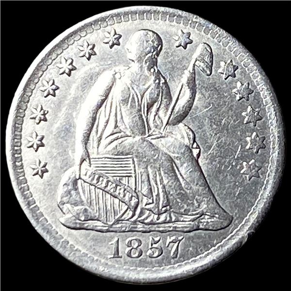 1857 Seated Liberty Half Dime UNCIRCULATED