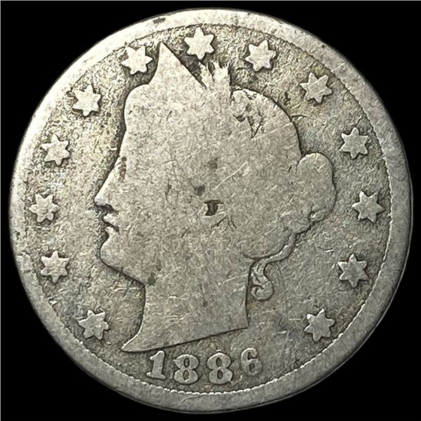1886 Liberty Head Nickel NICELY CIRCULATED