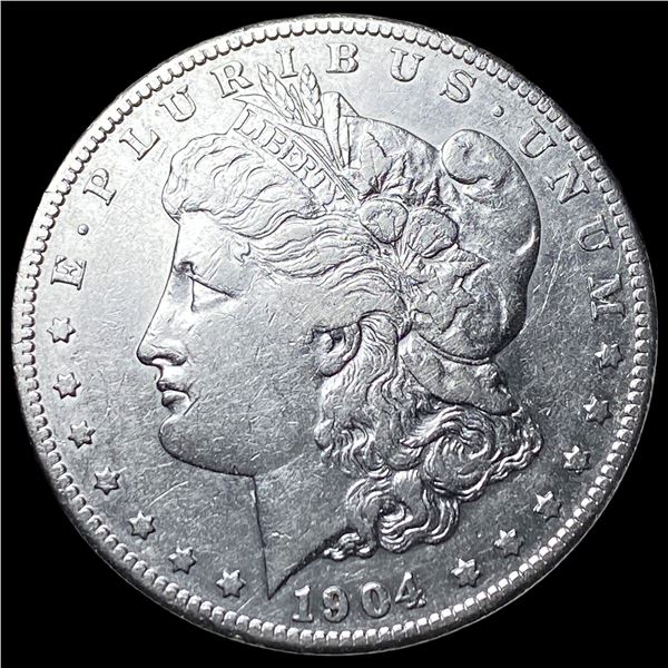 1904-S Silver Morgan Dollar NEARLY  UNCIRCULATED
