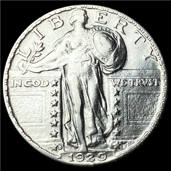 1929-D Standing Liberty Silver Quarter  CLOSELY UNCIRCULATED