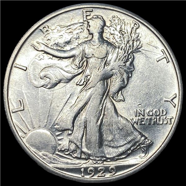 1929-D Silver Walking Liberty Half Dollar  CLOSELY UNCIRCULATED