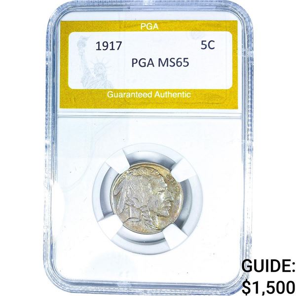 1917 Buffalo Nickel PGA MS65